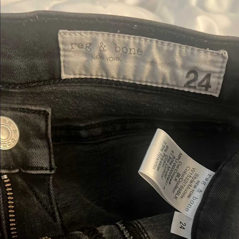 Rag & Bone Classic Black Denim